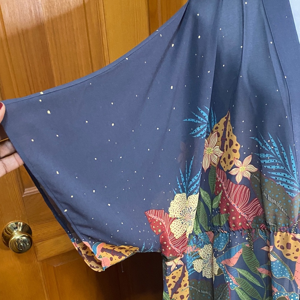 NWT Plus Size  DR2 Daniel Rain Floral Open Wrap - Picture 6 of 7